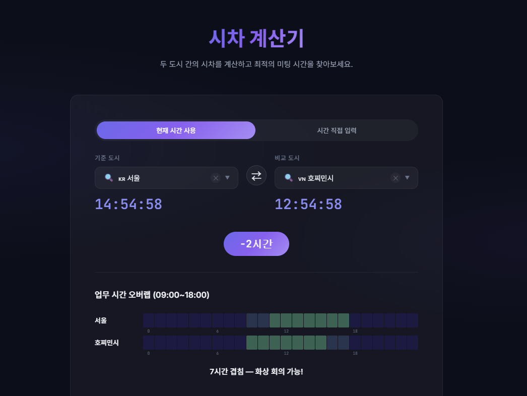 Time Garden Timezone Converter Screenshot